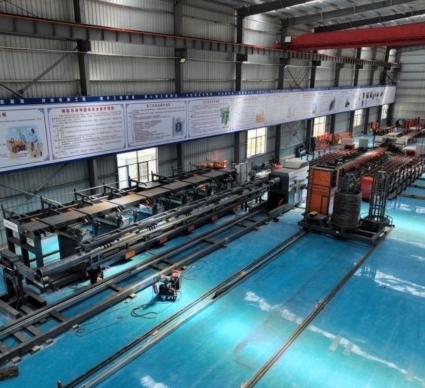 Automatic Steel Bar Cage Forming Workstation LYZD-GJL2500 factory